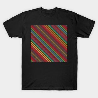 Christmas Cherry Stripe T-Shirt